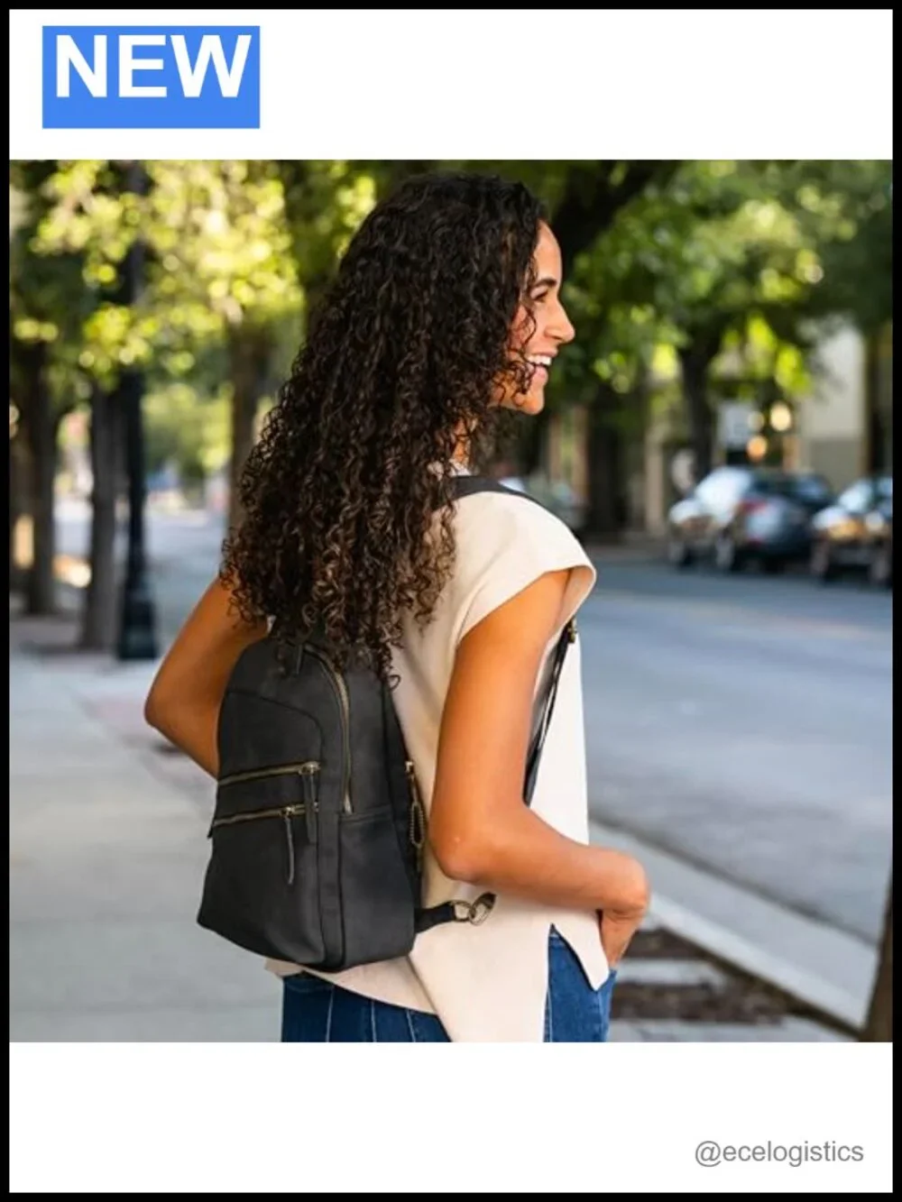 Concealed Carry Sling Handbag with Locking CCW Pocket Convertible Backpack